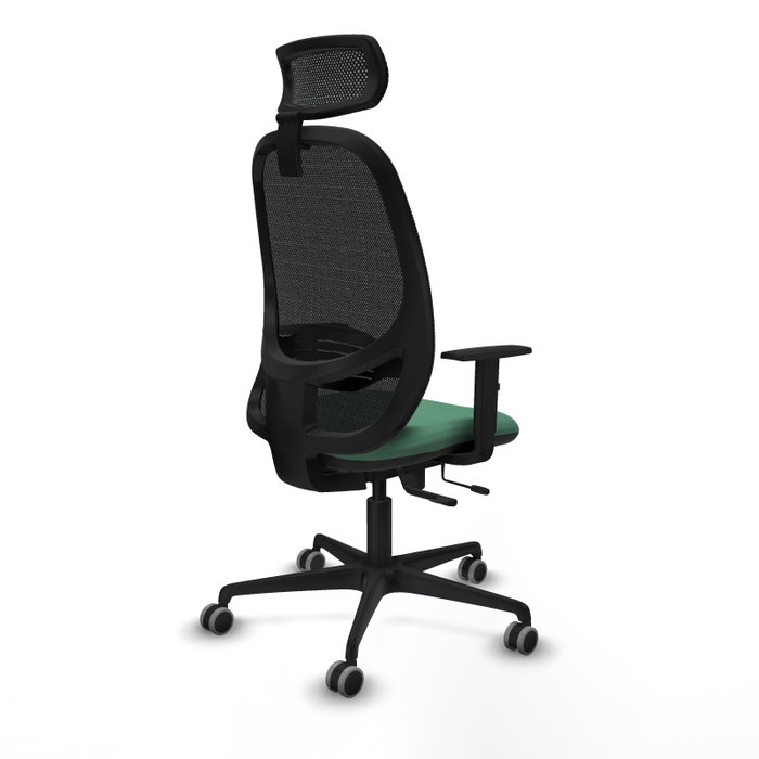 PIQUERAS Y CRESPO Silla de oficina Cilanco Verde esmeralda y Negro PIQUERAS Y CRESPO Silla de oficina Cilanco Verde esmeralda y Negro