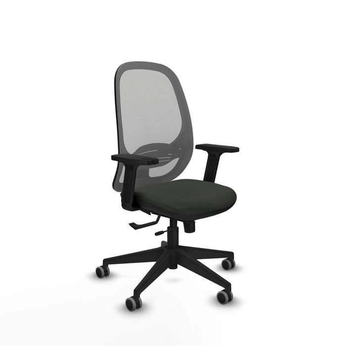 PIQUERAS Y CRESPO Silla de oficina Cilanco con mecanismo Sincro/Traslack, Negro y Gris PIQUERAS Y CRESPO Silla de oficina Cilanco con mecanismo Sincro/Traslack, Negro y Gris