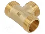 GEBO Conector en T Macho-Macho-Macho G 1/2 pulg BR