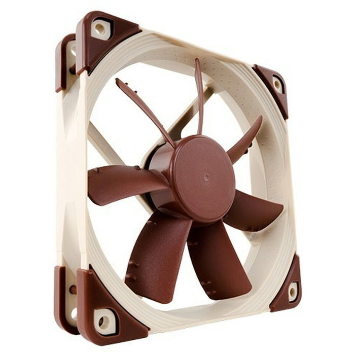 Noctua NF-S12A ULN Ventilador para Caja de PC 12 cm, 600-800 RPM, Beige/Marrón