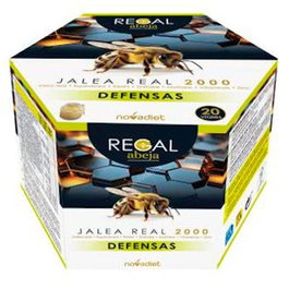 Novadiet Regal Abeja Defensas Jalea Real 2000 20Viales con Equinácea, Zinc, Vitaminas D y B6 para el Sistema Inmunitario
