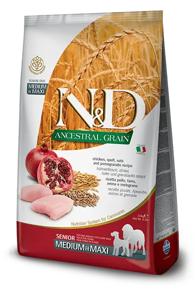 Farmina N&D Ancestral Senior Med/Max Pollo 2,5kg Farmina N&D Ancestral Senior Med/Max Pollo 2,5kg