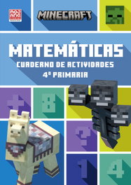Minecraft oficial: cuaderno de actividades, Matemáticas 4.º primaria, Mojang AB - HARPER COLLINS IBERICA