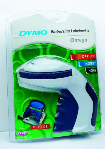 Dymo Rotuladora Omega Azul para Impresión en Relieve de 9 mm