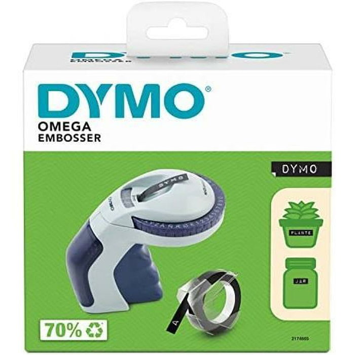Dymo Rotuladora Omega Azul para Impresión en Relieve de 9 mm
