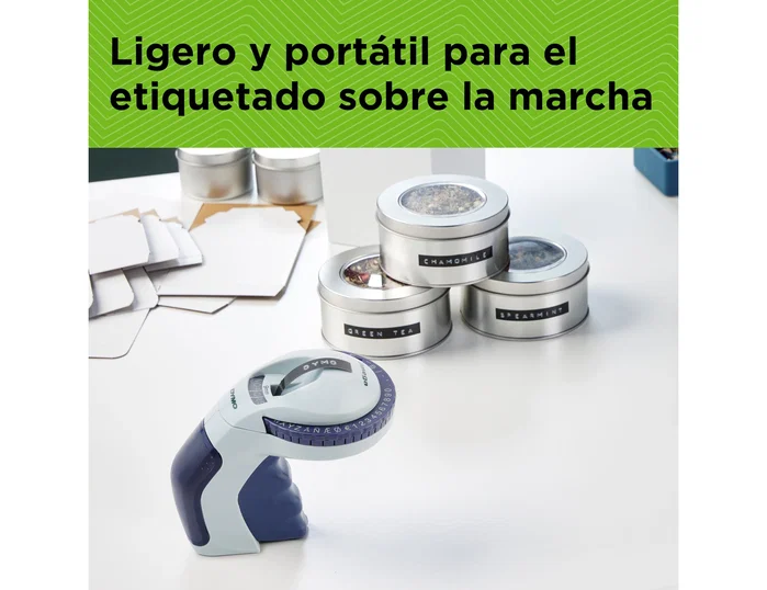 Dymo Rotuladora Omega para Impresión en Relieve de 9 mm, Azul Dymo Rotuladora Omega para Impresión en Relieve de 9 mm, Azul