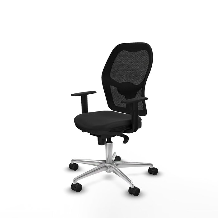 PIQUERAS Y CRESPO Silla de oficina Jorquera, mecanismo Sincro, similpiel Negro PIQUERAS Y CRESPO Silla de oficina Jorquera, mecanismo Sincro, similpiel Negro