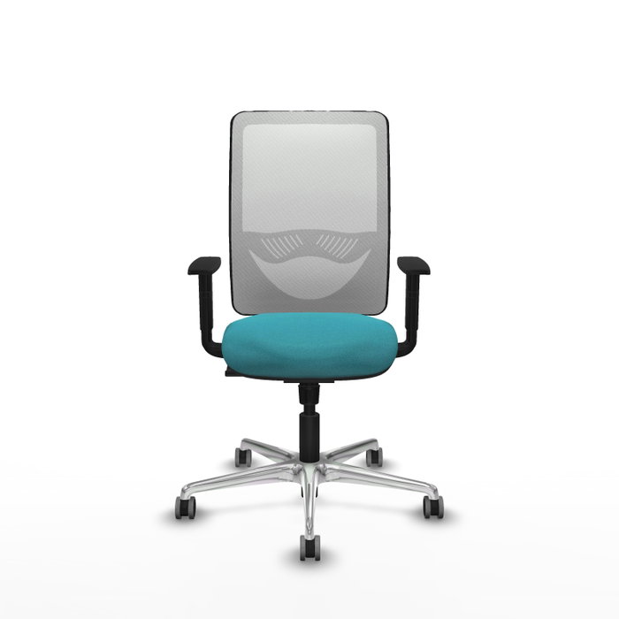 PIQUERAS Y CRESPO Silla de oficina Zulema con Mecanismo Sincro Turquesa y Blanco PIQUERAS Y CRESPO Silla de oficina Zulema con Mecanismo Sincro Turquesa y Blanco