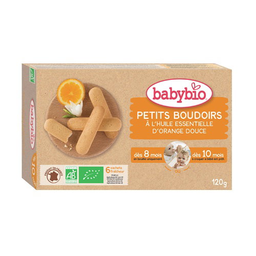 BABYBIO Galletas de Dentición 8 meses Bio Naranja 120g BABYBIO Galletas de Dentición 8 meses Bio Naranja 120g