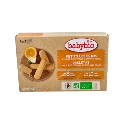 BABYBIO Galletas de Dentición 8 meses Bio Naranja 120g BABYBIO Galletas de Dentición 8 meses Bio Naranja 120g