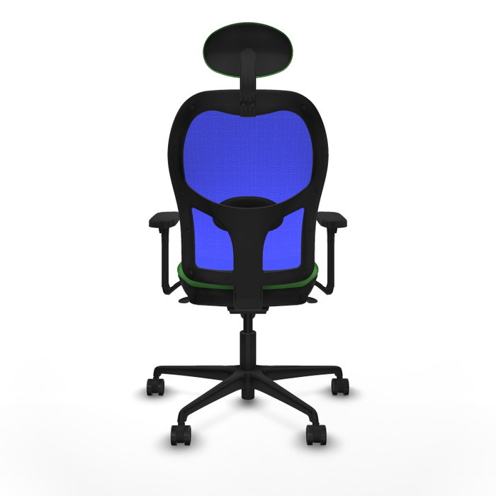 PIQUERAS Y CRESPO Silla de oficina Jorquera Verde y Azul