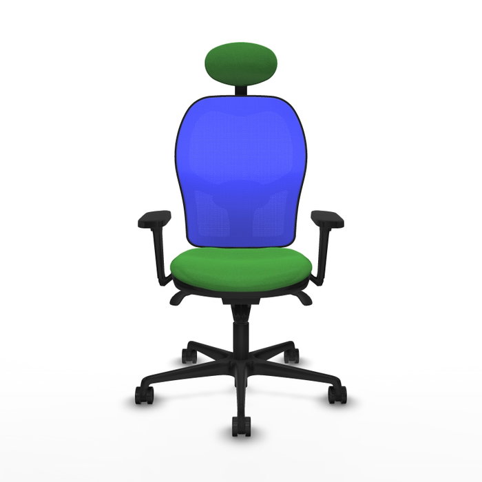 PIQUERAS Y CRESPO Silla de oficina Jorquera Verde y Azul