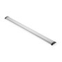 ROLINE Canaleta Organizadora de Cables 19.08.3107 para Suelo, Aluminio, Negro/Plata