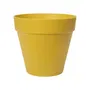 Elho Maceta redonda Loft Urban 25 Exterior Ø 24.5 x H 22.2 cm Amarillo ocre