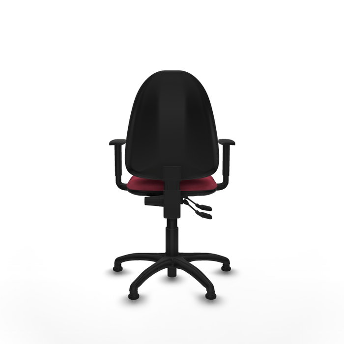 PIQUERAS Y CRESPO Silla de oficina Aýna con Brazos 1D y Tela Granate PIQUERAS Y CRESPO Silla de oficina Aýna con Brazos 1D y Tela Granate