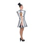 My Other Me Disfraz Cafetera Tocado Camiseta Guante Vestido Talla M Adulto Gris