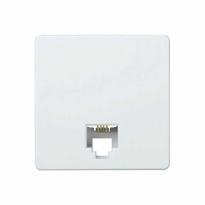 Simon Toma de teléfono 4 hilos serie 27 blanco Simon Toma de teléfono 4 hilos serie 27 blanco