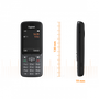Gigaset SL800H PRO Teléfono DECT/Analógico con Identificador de Llamadas, S30852-H2975-R102, Color Antracita