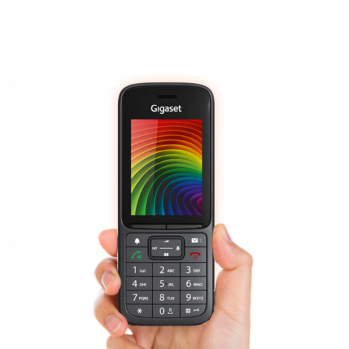 Gigaset SL800H PRO Teléfono DECT/Analógico con Identificador de Llamadas, S30852-H2975-R102, Color Antracita