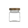 Inde Tarrito Vidrio Multiusos Wood 60 cc 4,5 x 5,5 x 4,5 cm (72 Unidades)