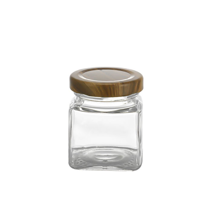 Inde Tarrito Vidrio Multiusos Wood 60 cc 4,5 x 5,5 x 4,5 cm (72 Unidades)
