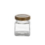 Inde Tarrito Vidrio Multiusos Wood 60 cc 4,5 x 5,5 x 4,5 cm (72 Unidades)