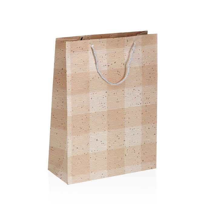 Versa Bolsa Surtida Grande Cuadros Papel 30 x 40 cm (12 Unidades)