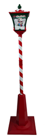 DKD Home Decor Farola LED Roja con Movimiento Musical (Pack de 2)