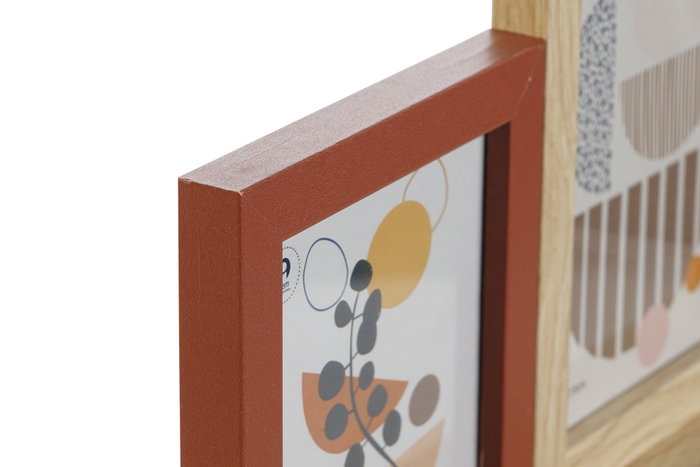 DKD Home Decor Marco Multifoto Urban Natural Terracota 7 x 19 x 30.5 cm