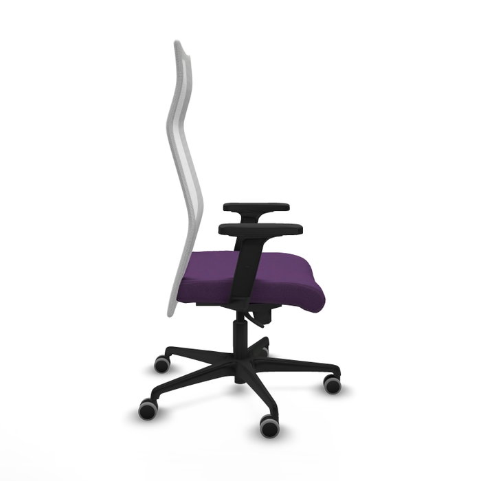 PIQUERAS Y CRESPO Sillón Albacete con Mecanismo Sincro, Morado y Blanco PIQUERAS Y CRESPO Sillón Albacete con Mecanismo Sincro, Morado y Blanco