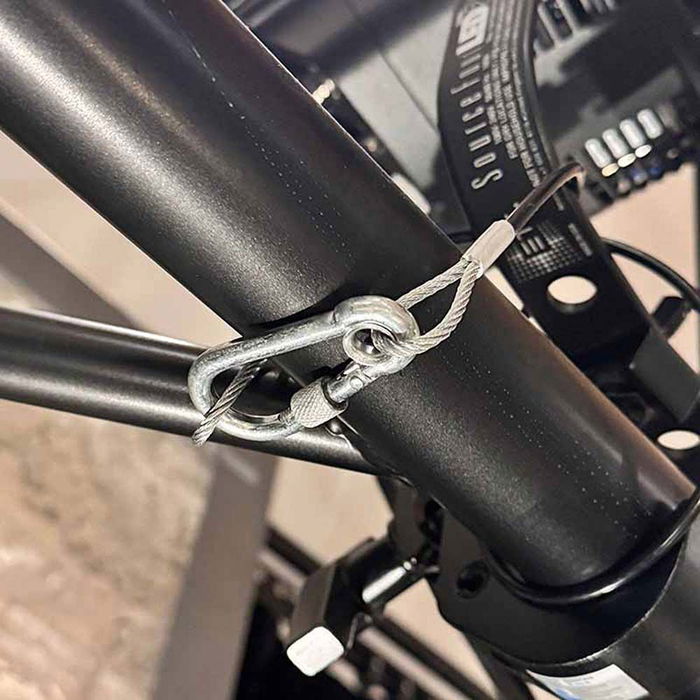 Edm Mosquetón Bombero Msq02 Acero Galvanizado con Seguro 7x70 mm Pack 2 Unidades