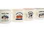 DKD Home Decor Tazas de Porcelana Camper y Vehículos Multicolor