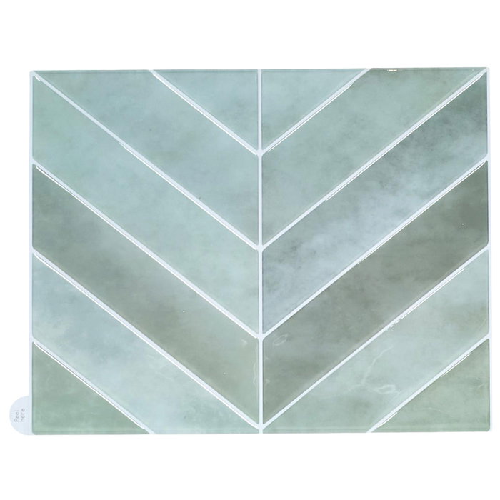 Je cherche une Idee Set de 4 Azulejos Chevron EASYSTICK 29x23 cm Je cherche une Idee Set de 4 Azulejos Chevron EASYSTICK 29x23 cm