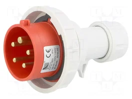 PAWBOL Enchufe Macho 16A 5 Pines IEC 60309