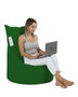 Atelier Del Sofa Puff de Jardín Verde, 95cm Respaldo, 40cm Asiento, 70cm Ancho, Poliéster Impermeable, 100% Poliestireno Reciclado