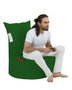 Atelier Del Sofa Puff de Jardín Verde, 95cm Respaldo, 40cm Asiento, 70cm Ancho, Poliéster Impermeable, 100% Poliestireno Reciclado