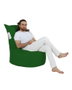 Atelier Del Sofa Puff de Jardín Verde, 95cm Respaldo, 40cm Asiento, 70cm Ancho, Poliéster Impermeable, 100% Poliestireno Reciclado