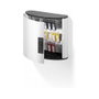 Durable KeyBoxCode18 Caja de llaves con candado de combinación, 18 ganchos, plata