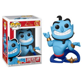 Funko Figura POP Disney Aladdin Genie with Lamp Vinilo 9cm Caja Regalo