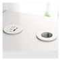 Bachmann 926.301 Toma de corriente 1xCEE7/3 con cable de 2 m, Blanco