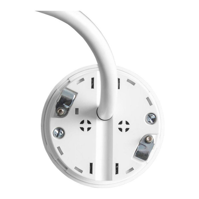 Bachmann 926.301 Toma de corriente 1xCEE7/3 con cable de 2 m, Blanco