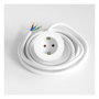 Bachmann 926.301 Toma de corriente 1xCEE7/3 con cable de 2 m, Blanco