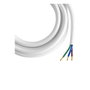 Bachmann 926.301 Toma de corriente 1xCEE7/3 con cable de 2 m, Blanco