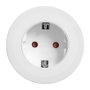 Bachmann 926.301 Toma de corriente 1xCEE7/3 con cable de 2 m, Blanco