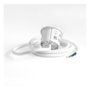 Bachmann 926.301 Toma de corriente 1xCEE7/3 con cable de 2 m, Blanco