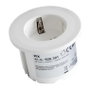 Bachmann 926.301 Toma de corriente 1xCEE7/3 con cable de 2 m, Blanco