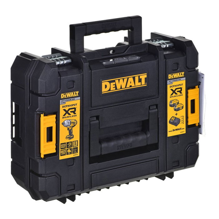 DeWalt DCF900P2T-QW Llave de impacto inalámbrica de 18V con 2 baterías de 5.0 Ah