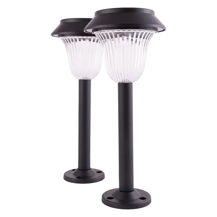 Pack 2 Baliza LED Solar IP65 40.000H [LUM-XSD] Iluminación Jardín Exterior