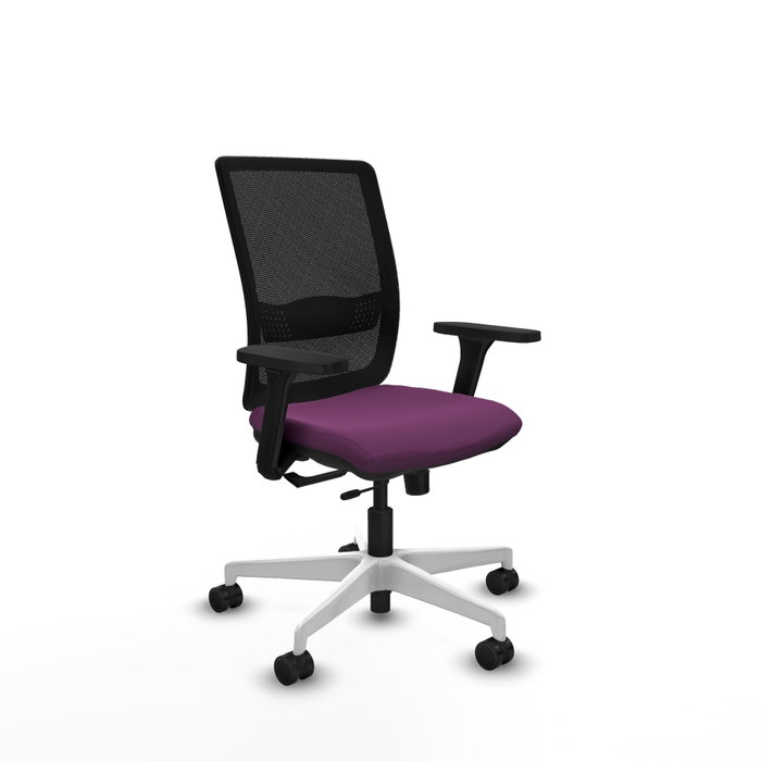 PIQUERAS Y CRESPO Silla de oficina Haches Morado y Negro PIQUERAS Y CRESPO Silla de oficina Haches Morado y Negro