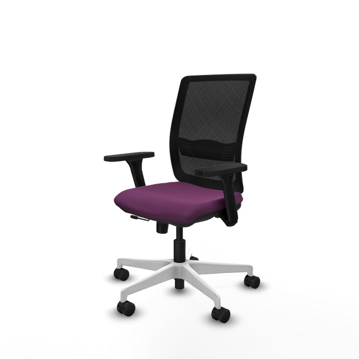 PIQUERAS Y CRESPO Silla de oficina Haches Morado y Negro PIQUERAS Y CRESPO Silla de oficina Haches Morado y Negro